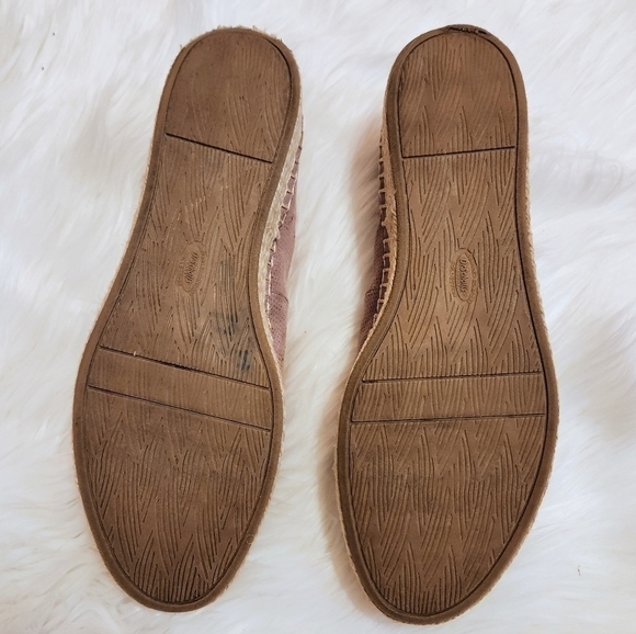 Dr Scholl's Lilac Perforated Espadrille Slip On Shoes 8M - Picture 10 of 11